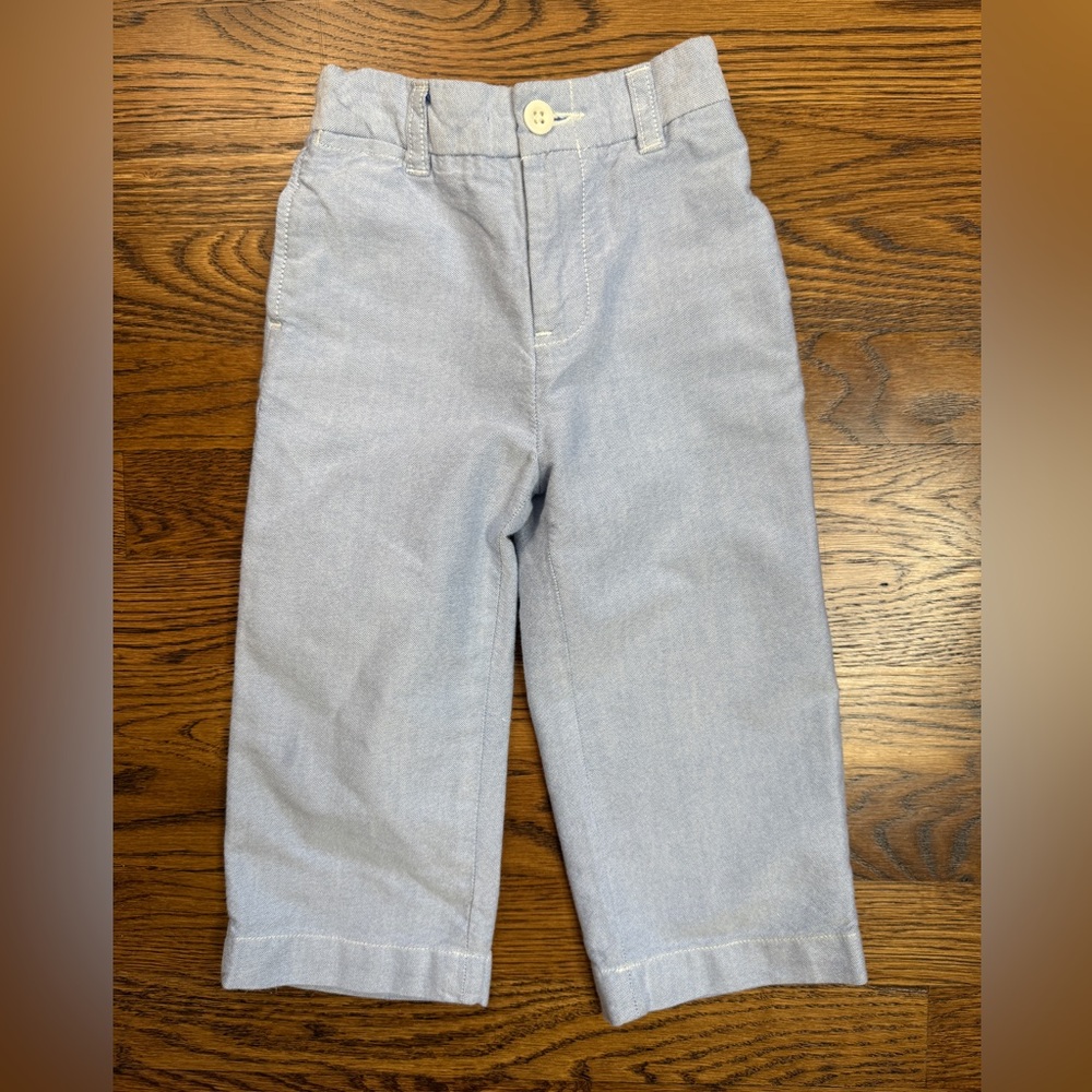 Polo by Ralph Lauren Boys Toddler Light Blue Oxford Chinos Size 24 Months